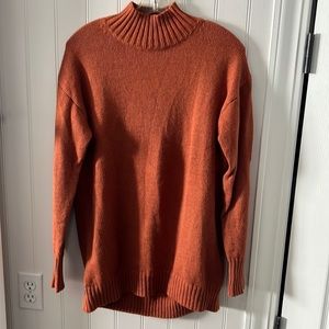 Burnt orange sweater